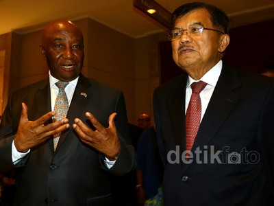 JK Bertemu Wapres Liberia dan Zambia