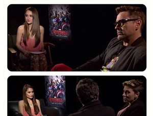 Wow, Cinta Laura Wawancarai Bintang Avengers: Age of Ultron