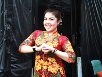 Tina Toon saat ditemui di kawasan Kebon Jeruk, Jakarta Barat, Selasa (21/4/2015). Pool/Gus Mun/detikFoto.