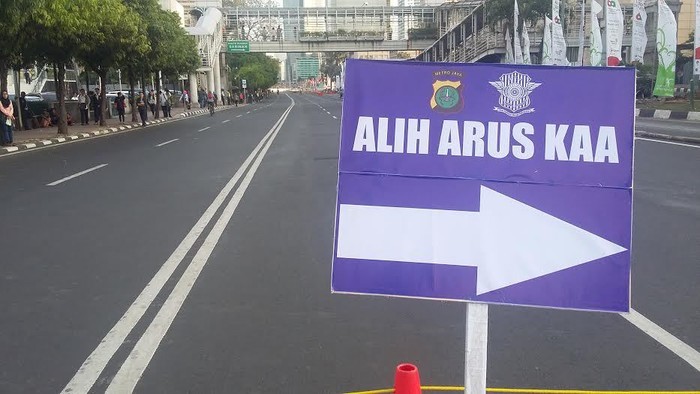 Penutupan di Jalan Sudirman-Thamrin Diperpanjang Hingga Pukul 20.00 WIB