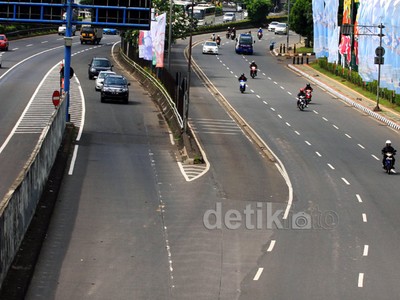 Jalan Protokol Sepi Saat KAA