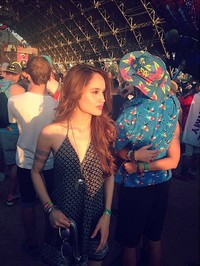 Cinta mengunggah foto-fotonya di Coachella 2015 di akun Instagram-nya. (Instagram/Cinta Laura)
