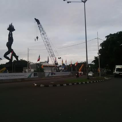 Kawasan Bundaran Senayan Belum Ditutup, Lalin Masih Normal