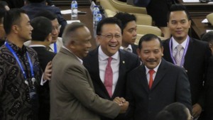 Hadiri Konferensi Parlemen Asia-Afrika, Kapolri Salam Komando dengan KPK