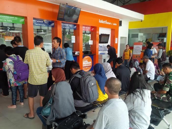 Sisa Tiket Puncak Arus Mudik Lebaran dari Semarang Tinggal 60%