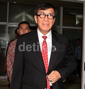 Perppu KPK Resmi Jadi UU, Menkum Yasonna: Mantap!