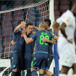 Imbang 2-2 Kontra Wolfsburg, Napoli Lolos ke Semifinal