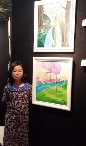 45 Pelukis Cilik Sumbangkan Karya untuk Amal