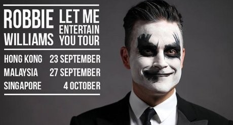 Tampil di Malaysia dan Singapura, Robbie Williams Lewatkan Indonesia?