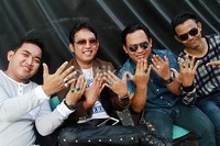 Wali ikut tren cincin batu akik. Pool/Gus Mun/detikFoto.