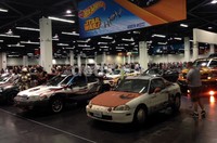 Deretan mobil penggemar Star Wars yang dipamerkan di booth Hot Wheels.