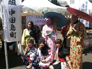 Gadis Kimono & Aneka Keseruan di Festival of Nation, Bandung