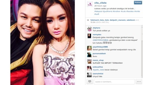 Pamer Foto Mesra, Cita Citata Cuma Anggap Ivan Gunawan Sahabat