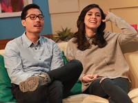 Nycta sudah setahun lebih berpacaran dengan Rizky. Pool/Gus Mun/detikFoto.