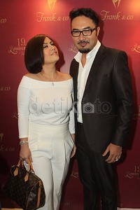 Cynthia dan Surya saat ditemui di acara Frank & Co. di kawasan Pondok Indah, Jakarta Selatan pada akhir pekan lalu. Pool/Akew/detikFoto.