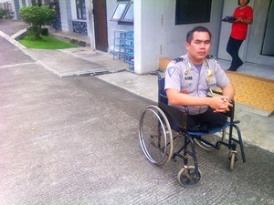 Semangat Aipda Beni, Korban Kecelakaan yang Kini Bertugas Tanpa Sepasang Kaki
