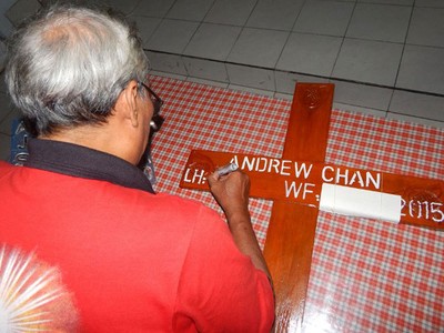 Salib untuk Andrew Chan cs Telah Disiapkan