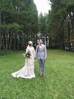 Romantisnya Pernikahan Andien di Hutan Pinus