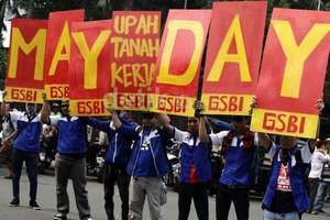CFD Saat May Day, Bus Massa Buruh Boleh Melintas di Sudirman-Istana