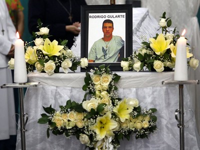 Jenazah Rodrigo Gularte Disemayamkan di RS Carolus