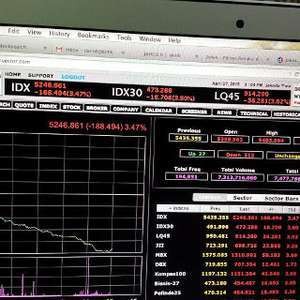 Bertahan di Zona Merah, IHSG Anjlok 2,5%,