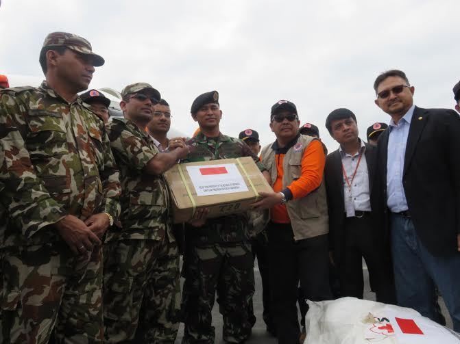 4 Ton Bantuan dari Indonesia Sudah Diterima Pemerintah Nepal