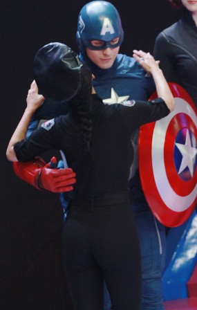 Bertemu Kapten Amerika, Julia Perez Berani Nyosor