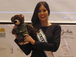 Pulang Kampung, Miss Universe 2014 Tebar Senyuman
