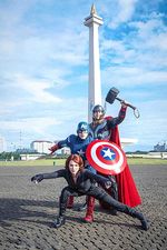 The Avengers Beraksi di Monas, Ini Fotonya!