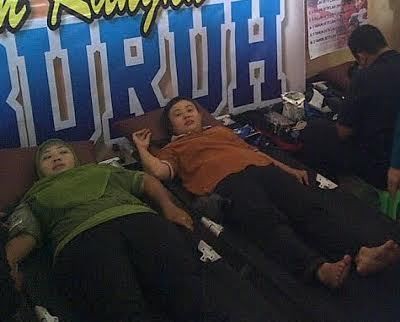 Buruh di Mojokerto Rayakan May Day dengan Donor Darah