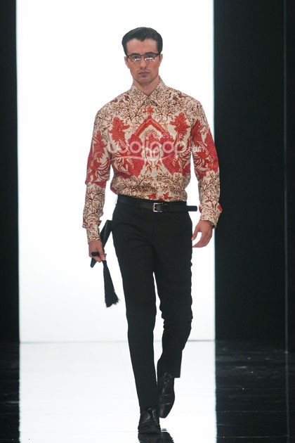 Iwan Tirta Dewaraja Iwan Tirta Private Collection at Fairmont Hotel. Senayan. Jakarta. 27/4/2014. [Foto: Mohammad Abduh/Wolipop]