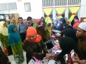 Blusukan di Nunukan, Mensos Tinjau Anak-Anak TKI di Panti Asuhan Aisyiyah