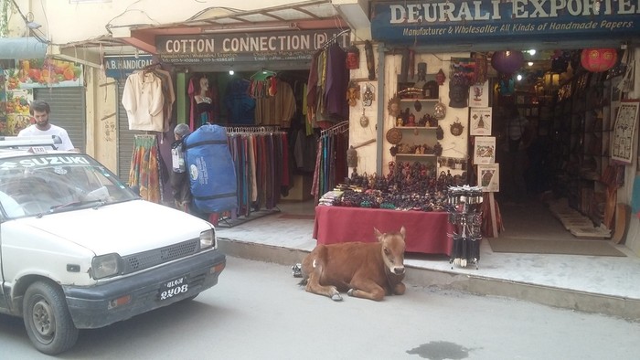 Suasana Jalan Thamel 6 Hari Setelah Diguncang Gempa Dahsyat