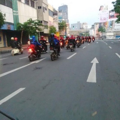 Usai Menyuarakan Aspirasi, Buruh Membubarkan Diri