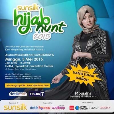 Besok! Audisi Sunsilk Hijab Hunt 2015 Digelar di Surabaya