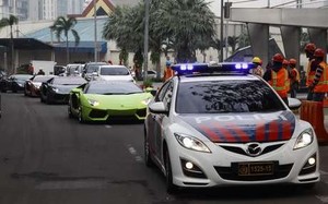 Beberapa Mobil Lamborghini Tanpa Nopol Depan, Polisi Jangan Diskriminatif