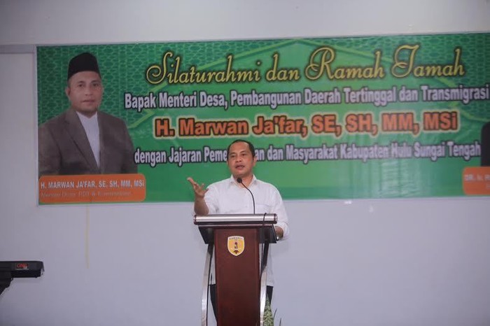 Menteri Marwan Imbau Seluruh Kades Bisa Optimalkan Dana Desa