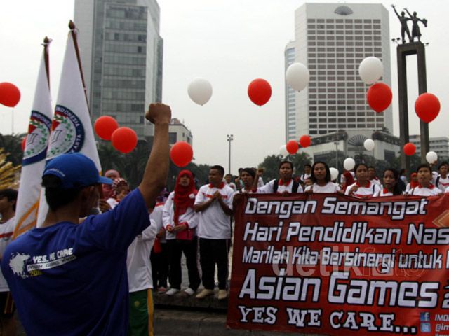 Aksi Dukung Asian Games 2018