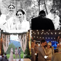 Andien dan Irfan Wahyudi alias Ippe menggelar pernikahan yang sangat romantis di Pine Forest Camp di Lembang, Bandung, Jawa Barat pada Senin (27/4/2015). (Instagram)