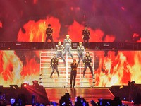 Mereka pun berjanji akan kembali ke Indonesia lewat konser 'Super Show 7'. Pool/Noel/detikFoto.