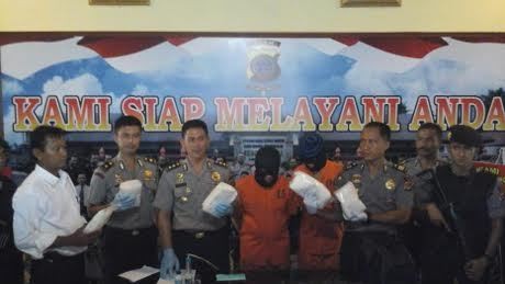 Polres Langsa Aceh Tangkap 2 Pengedar Narkoba, 5 Kg Sabu Disita