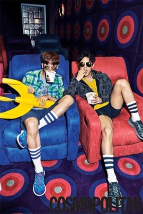 Dongjun dan Hyungsik ZE:A Tampil Warna-warni Saat Pemotretan Majalah di Bali