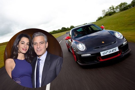 George Clooney Dapat Kado Porsche 911 Terkencang dari Amal Alamuddin