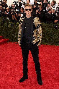 Penampilan Justin di Met Gala 2015. Larry Busacca/Getty Images/detikFoto.