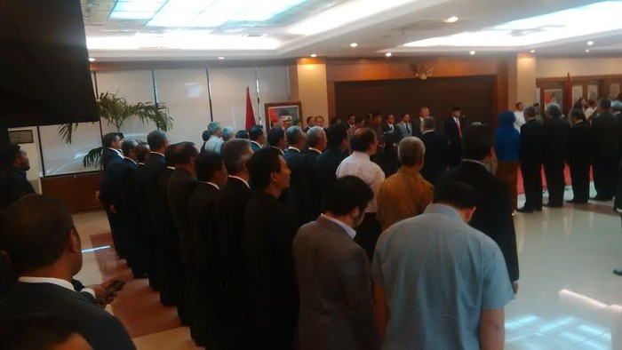 Dihadiri Akbar Tanjung dan Hendropriyono, Menteri Basuki Lantik 11 Pejabat Eselon I