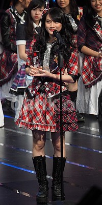 Melody harus rela berada di posisi ketiga. Pada gelaran pemilu pertama tahun 2014 lalu, Melody keluar sebagai juara pertama.