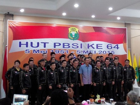 Di Ultah PBSI, Gita Wirjawan Lepas Tim Sudirman ke Dongguan