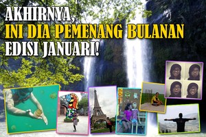 Akhirnya, Ini Dia Pemenang Bulanan Edisi Januari!