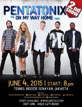 Ini Alasan Promotor Pindah Tempat di Konser Kedua Pentatonix