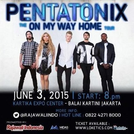 Konser Pentatonix di Jakarta Akan Digelar Dua Kali